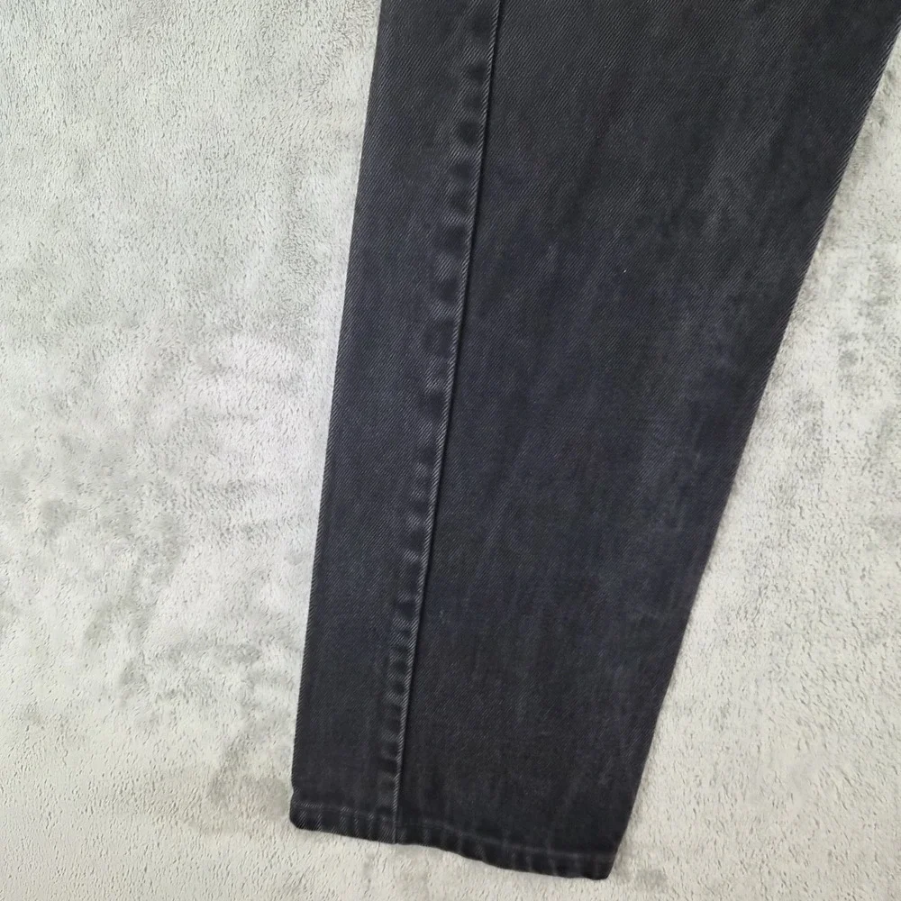 Levis 505 Jeans Mens 33x30 Black Denim Regular Fit Straight Leg 100% Cotton